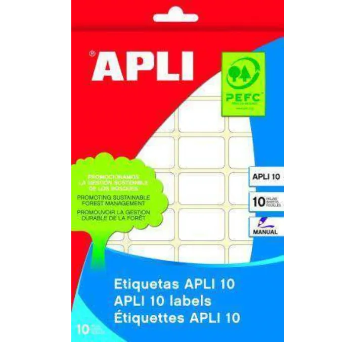 ETIQUETA OFICINA APLI10 8MMX12MM 10H 1200U APLI 1632