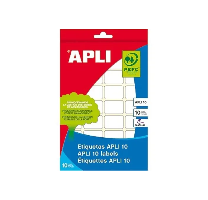 ETIQUETA OFICINA APLI10 10MMX16MM 10H 810U APLI 01634