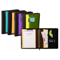 CARPETA 4 ANILLAS Fº 40MM CREMALLERA SURTIDO FOLDERMATE 50399
