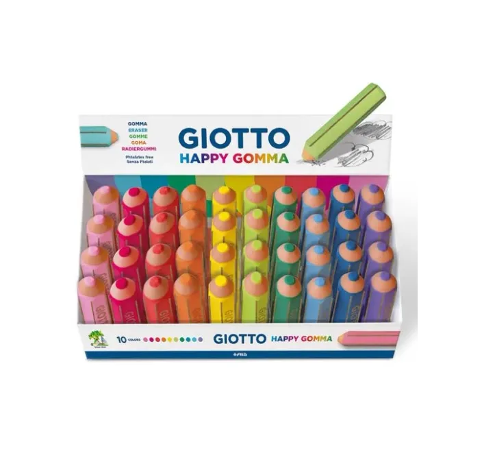 GOMA DE BORRAR CON FORMA DE LAPICERO SURTIDO GIOTTO F233800