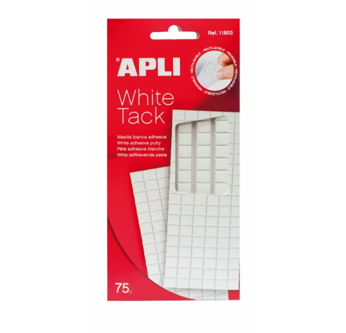 MASILLA ADHESIVA 75GRS BLANCA APLI TACK 11803