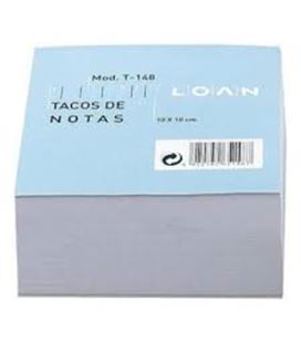 Notas 100x100mm 500h blanco engomado loan t-148