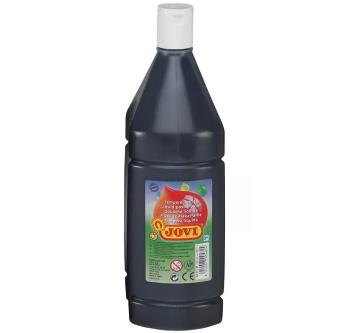 TEMPERA LIQUIDA 1000ML NEGRO JOVI 511/30 004824