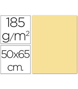 Cartulina 50x65cms 25h 185grs crema guarro 200040219