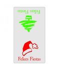 Etiqueta rollo felices fiestas 300u. pryse 3280081