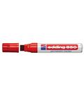 Rotulador permanente biselada recarg rojo 850 edding 850-02