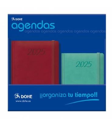 Expositor 17 agendas 2025 dia pagina y semana vista surtidas dohe 99107 - 99107