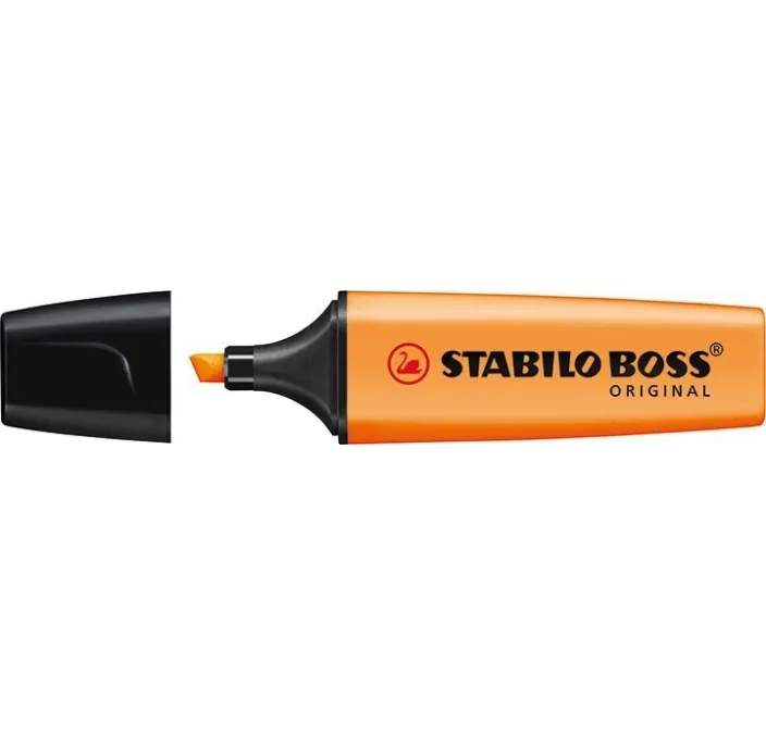MARCADOR FLUORESCENTE NARANJA BOSS ORIGINAL STABILO 70/54