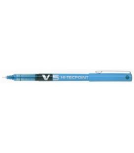 Boligrafo boli roller 05 azul turquesa punta aguja v5 pilot bx-v5