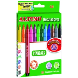 ROTULADOR ESCOLAR STANDAR C.12 ALPINO AR001002 556749