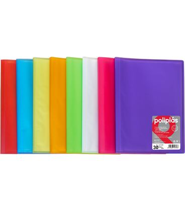 Carpeta 30 fundas fº naranja trans. poliplas grafo. 01471252 - 01471252