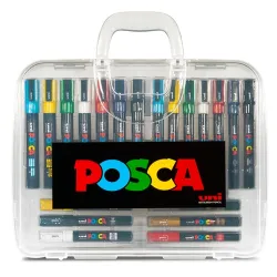 ROTULADOR EN MALETÍN DE 20U COLORES SURTIDOS PC1M, PC3M Y PC5M POSCA 951428
