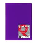 Carpeta 40 fundas fº violeta translucida poliplas grafoplas 01441235 - 01441235