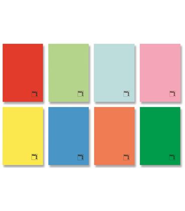 Cuaderno grapa 4º 4x4 50h 70grs tapa color pacsa 20070 - 170877