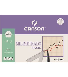 Papel milimetrado basik a4 100grs 12h guarro 200406323 - 114542