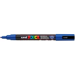 ROTULADOR PERMANENTE 1,5MM AZUL "33" PC-3M POSCA UNI 915783