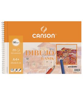 Bloc dibujo basik a4+ recuadro 20h 130gr guarro 200408061 - 230221