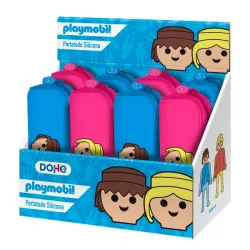 PORTATODO SILICONA SIMPLE SURTIDO PLAYMOBIL DOHE 52150