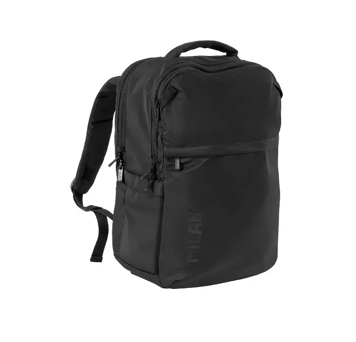 MOCHILA 5 CREMALLERAS (25L) SHADOW NEGRO MILAN 624607DW