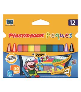 Pintura de cera peques plastidecor c.12 bic 8757741 5848