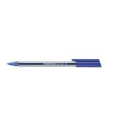 Boligrafo boli punta media triangular azul 432 staedtler 432006 - 432 M-3