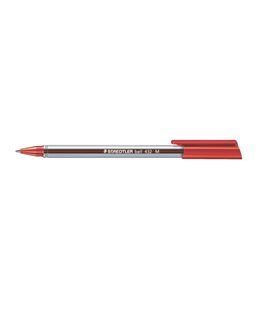 Boligrafo boli punta media triangular rojo 432 staedtler 432051