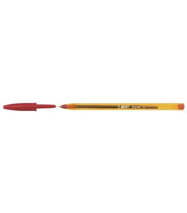 Boligrafo boli punta 0,8mm rojo cristal original fine bic 134379 132979 - 190349