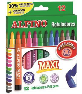 Rotulador escolar maxi c.12 alpino ar000006 449362