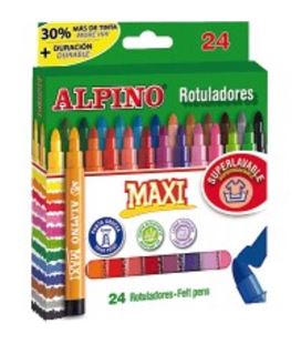 Rotulador escolar maxi c.24 alpino ar000007 44937