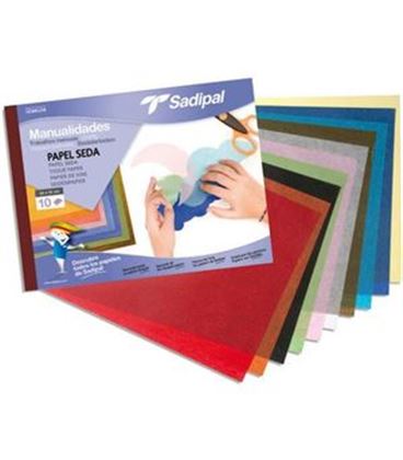 Papel seda bloc 10h colores sadipal 05979 - 05979