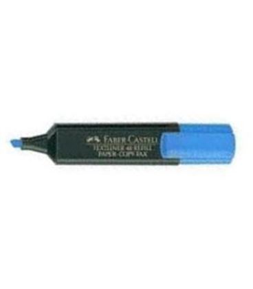 Marcador fluorescente azul textliner faber 154851 548515 - FC48A