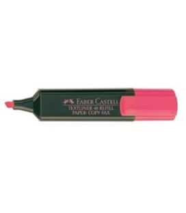 Marcador fluorescente rosa textliner faber castell 154828 548287 - FC48RS