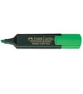 Marcador fluorescente verde textliner faber 154863 548638 - FC48V