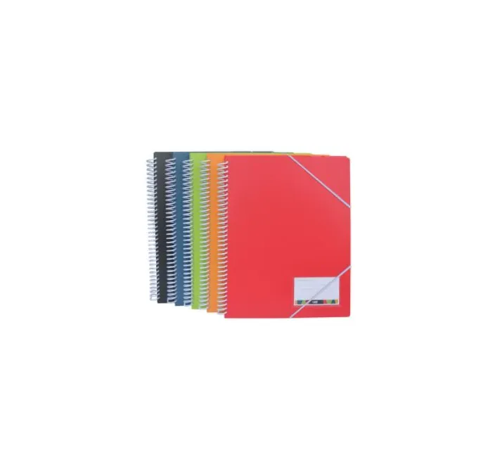 CARPETA 40 FUNDAS ESPIRAL 360º VITAL COLORS SURTIDO OFFICE BOX 13418