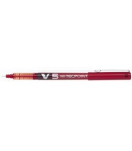 Boligrafo boli roller 05 rojo punta aguja v5 pilot bx-v5 085697 - PIBXV5R