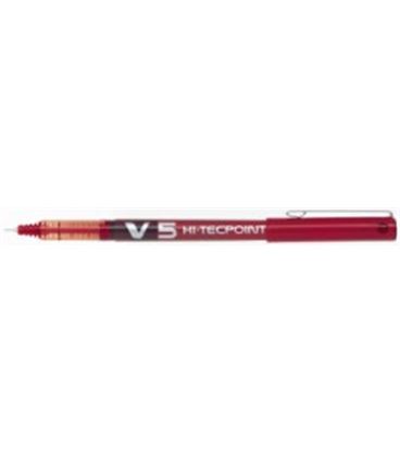 Boligrafo boli roller 05 rojo punta aguja v5 pilot bx-v5 085697 - PIBXV5R