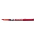 Boligrafo boli roller 05 rojo punta aguja v5 pilot bx-v5 085697