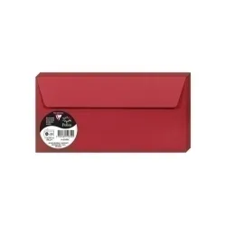 SOBRE 110X220MM 120GR ROJO GROSELLA 20U CLARIEFONTAINE 5585C