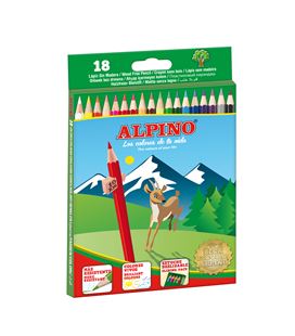 Pintura madera c.18 alpino al000656