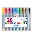 Boligrafo boli roller fineliner 334 estuche 20 colores staedtler 334 sb20