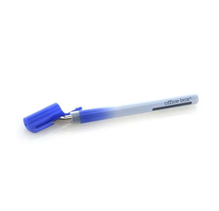 PLUMA ESTILOGRAFICA DESECHABLE AZUL OFFICE BOX PS128