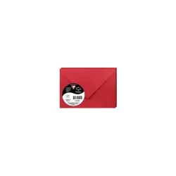SOBRE 75X100MM 120GR ROJO GROSELLA 20U CLAIREFONTAINE 5580C