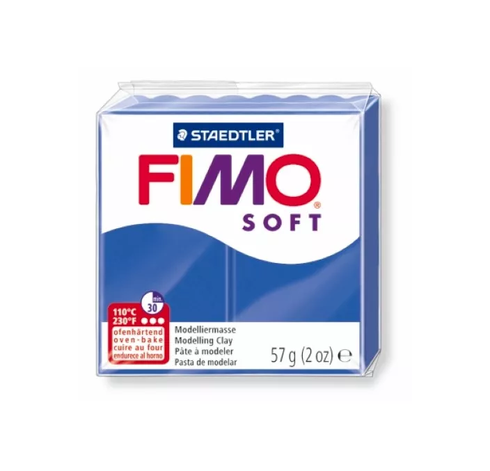 PASTA MOLDEAR AZUL BRILLANTE FIMO SOFT STAEDTLER 8020-33