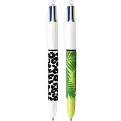 BOLIGRAFO RETRACTIL 4 COLOURS BASICOS VELVET VELOURS BIC 9672781