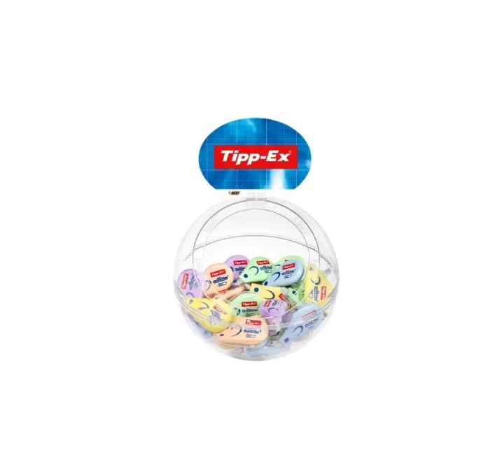 CORRECTOR MINI POCKET MOUSE PASTEL COLORES SURTIDOS BIC TIPP-EX 302817