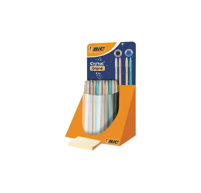 BOLIGRAFO PUNTA MEDIA CRISTAL GLACE SURTIDO BIC 303176
