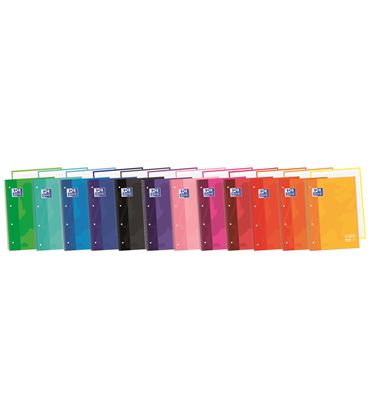 Cuaderno espiral a4 5x5 80h 90grs t/e/d violeta oxfor 100430201 083021 - 170711