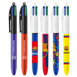 BOLIGRAFO RETRACTIL 4 COLORES FC BARCELONA BIC 529635