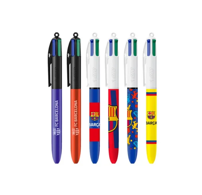 BOLIGRAFO RETRACTIL 4 COLORES FC BARCELONA BIC 529635