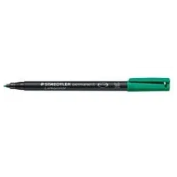 ROTULADOR PERMANENTE VERDE LUMOCOLOR 317 M STAEDTLER 317-5